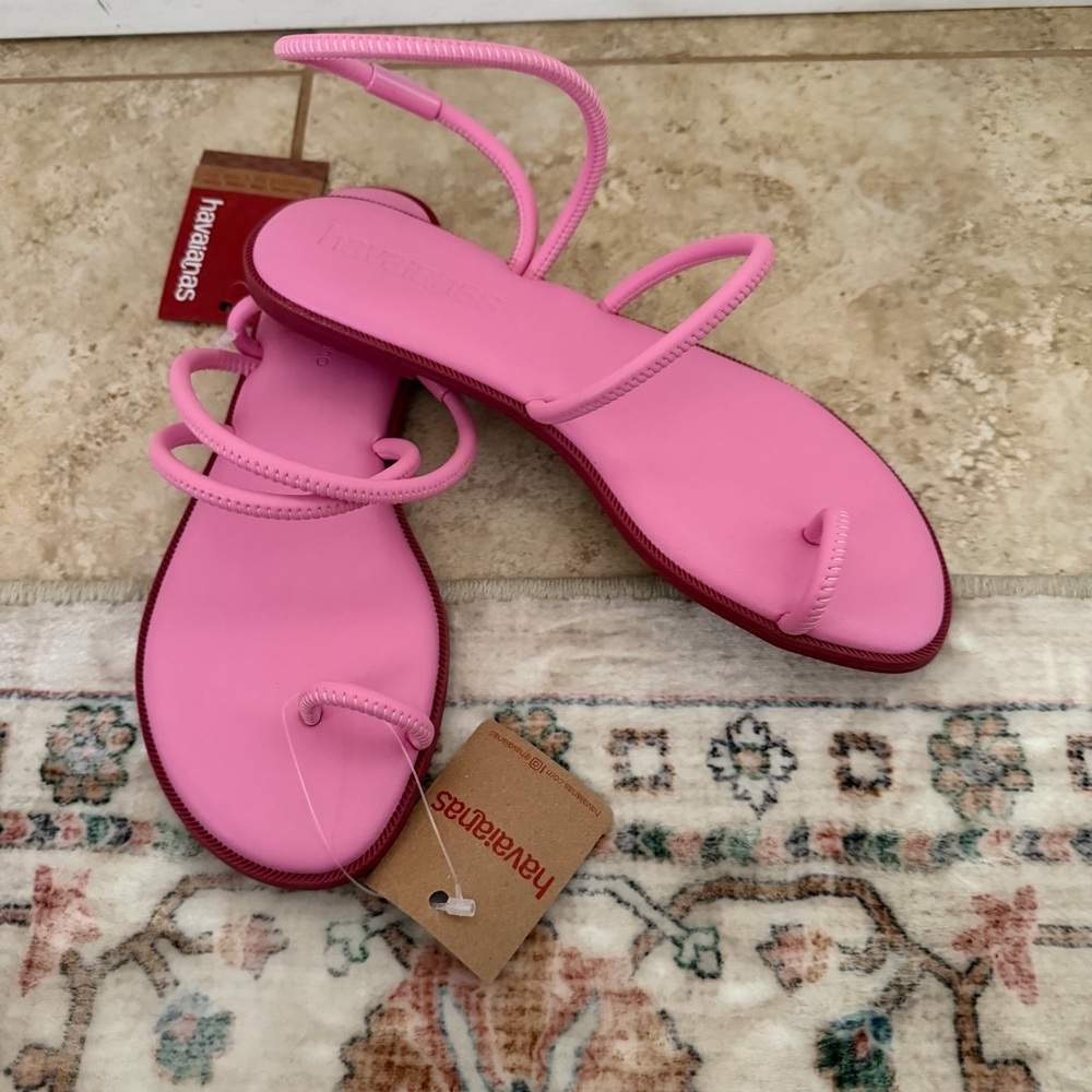 New havaianas Una Pitanga Sandal pink size 8 - Picture 5 of 8